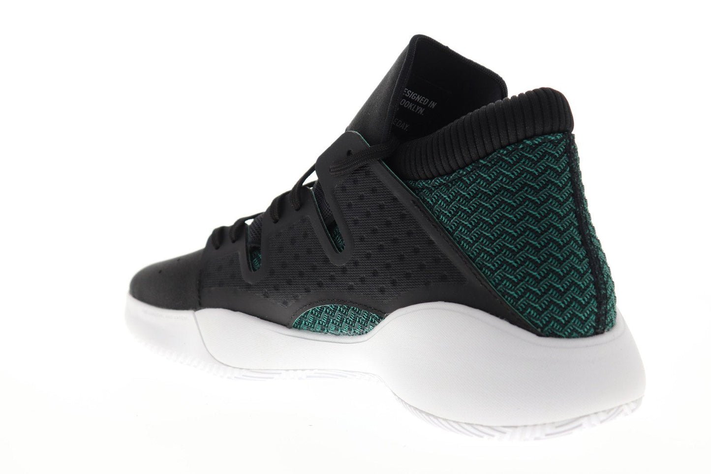 Pro Vision D96946 Mens Black Canvas Mid Top Athletic Gym Basketball Shoes