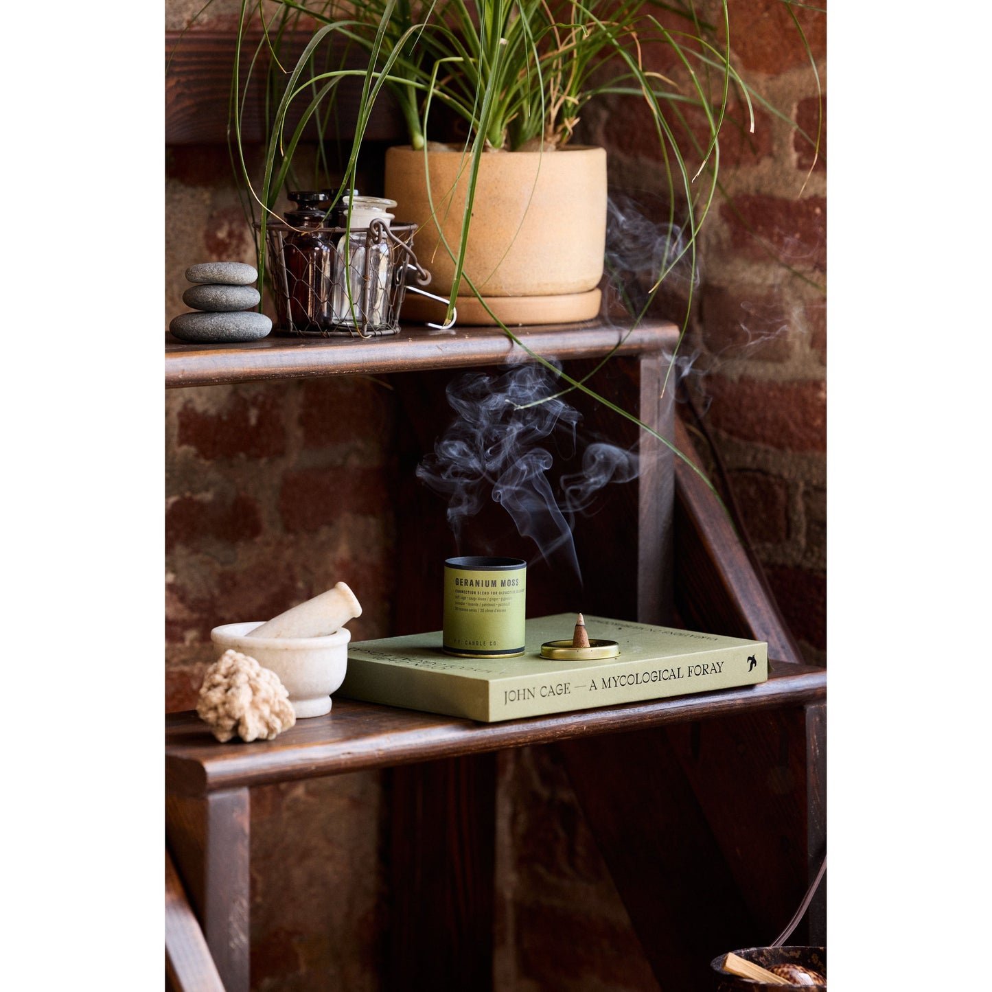 Geranium Moss Incense Cones