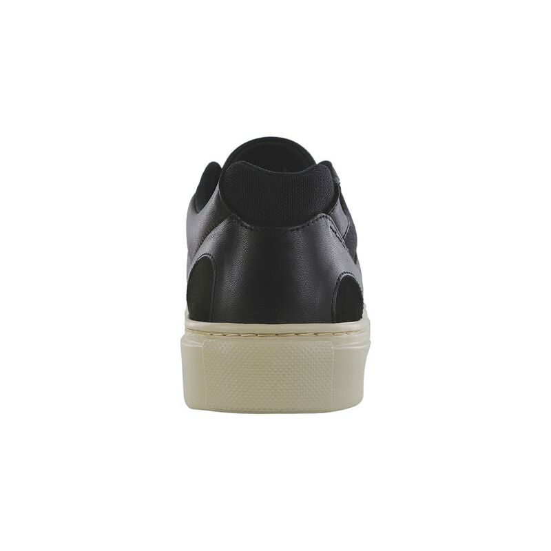 Men's High Street Lace Up Sneaker in Black Ash