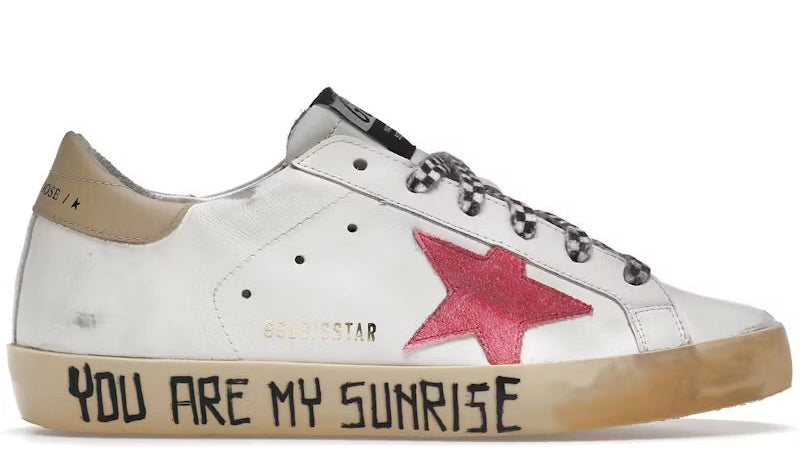 Golden Goose Super Star You Are My Sunrise White Red (Women's)