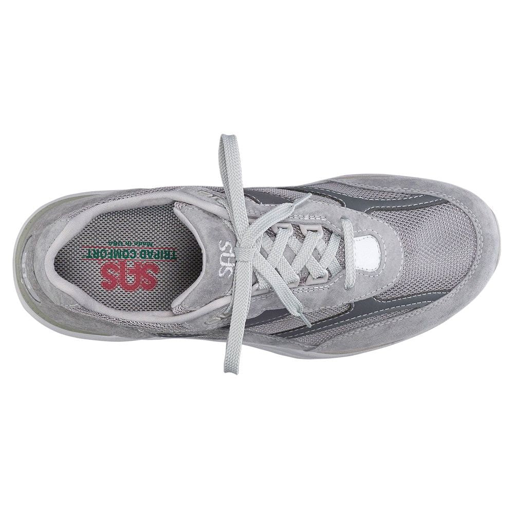 Men's Journey Mesh Lace Up Sneaker in Gray