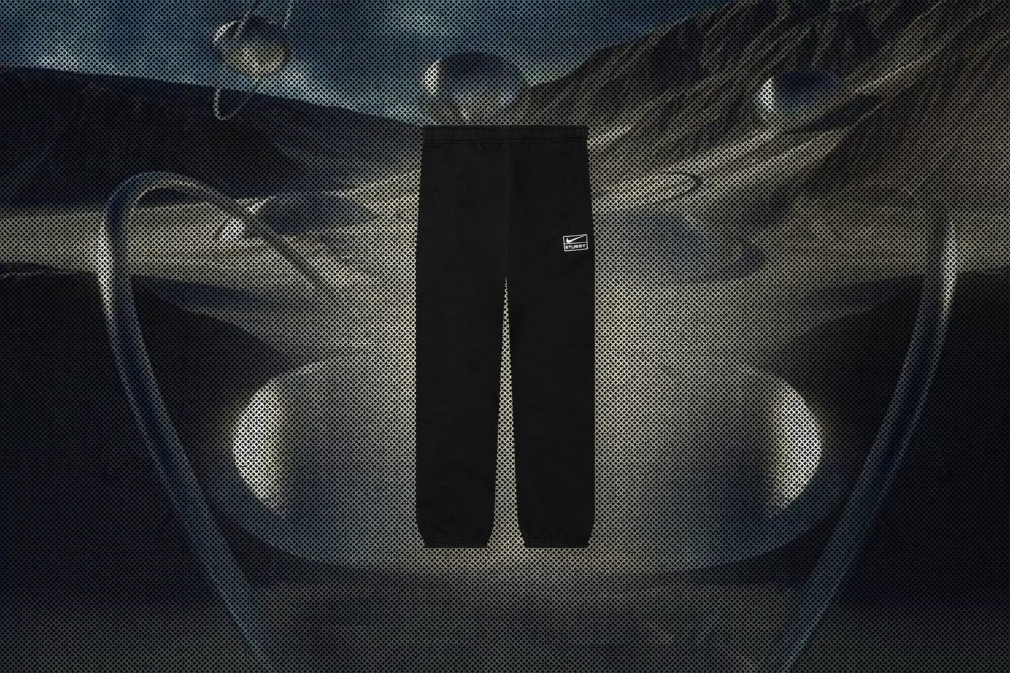 Washed Fleece Pant - Black/Sail