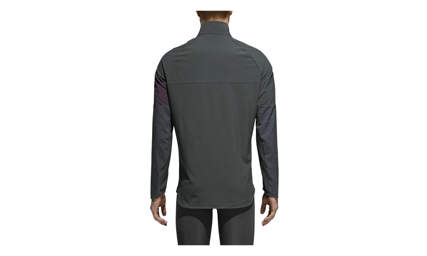 Boston Marathon Supernova Storm Jacket "Carbon / Noble Red" CW3581