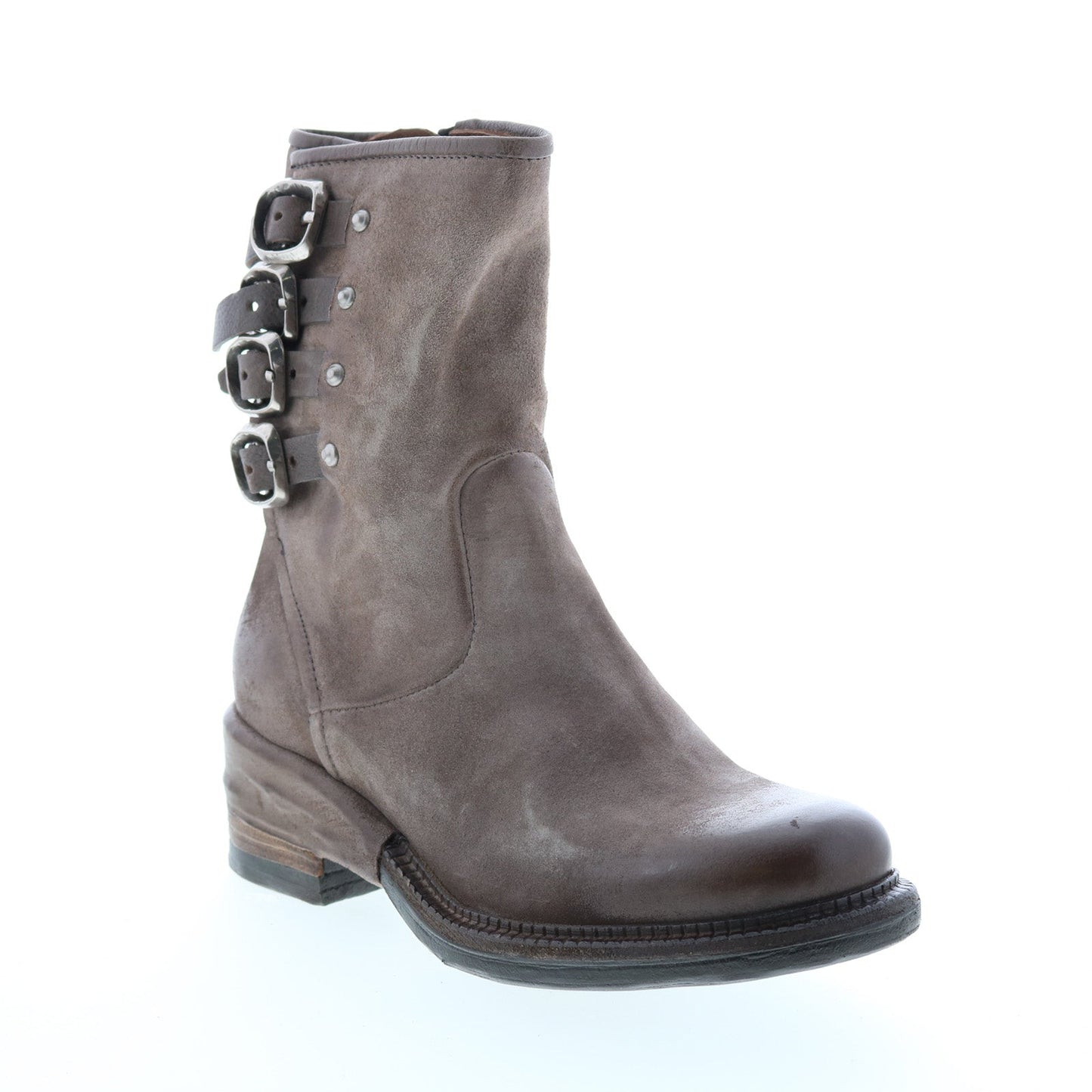 Spero A23215-301 Womens Gray Leather Hook & Loop Casual Dress Boots