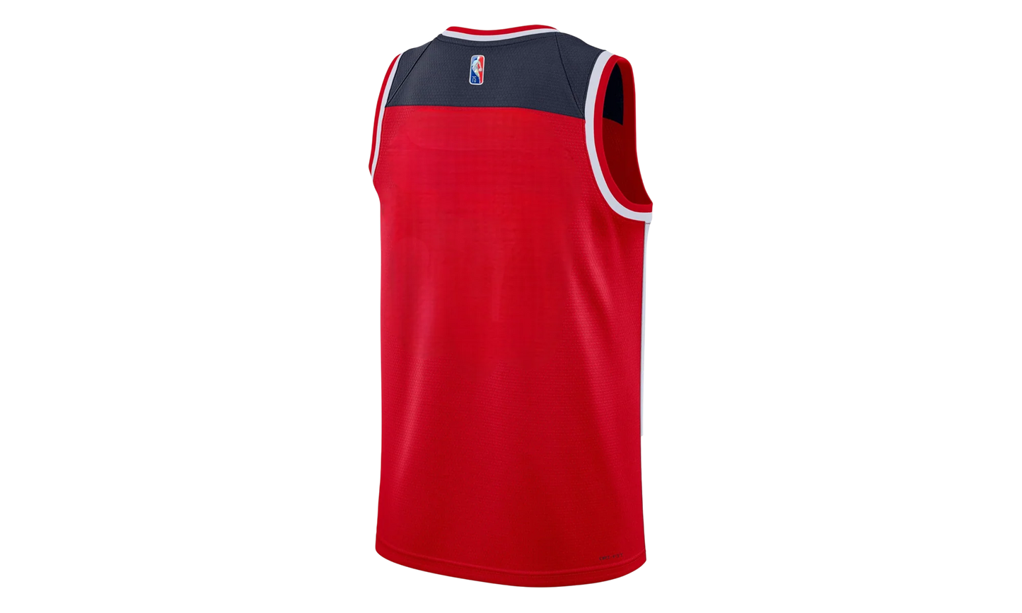 NBA Washington Wizards 2021/22 Diamond Icon Swingman Jersey "Red / Navy" DN2634 657