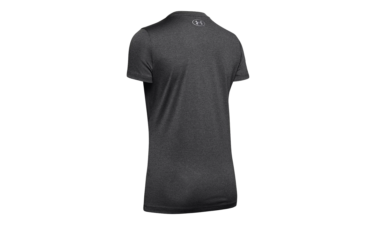 Tech V-Neck Short Sleeve T-Shirt WMNS "Gray" 1255839 090