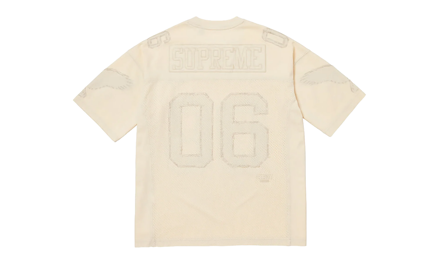 MM6 Maison Margiela Cotton Football Jersey "SS26 - Beige" SU27177