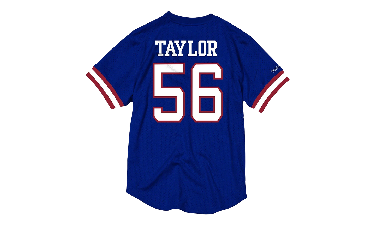 NFL Name & Number Mesh Crew Neck Shirt "New York Giants - Royal" NNMPMG18061 NYGROYA90LTA