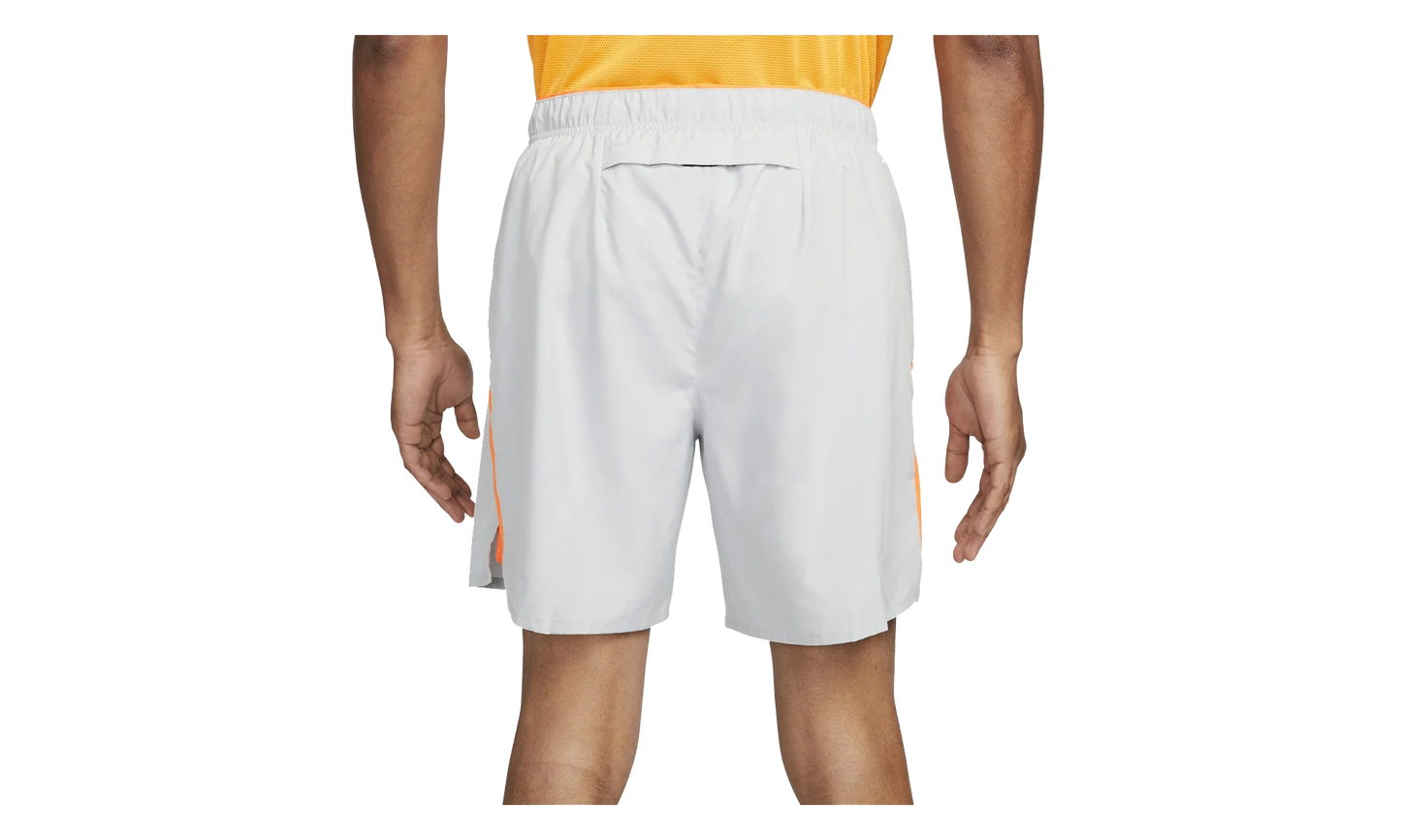 Dri-fit Challenger 18cm Unlined Versatile Shorts "Light Smoke Grey / Bright Mandarin / Black / Summit White" DX0914 077