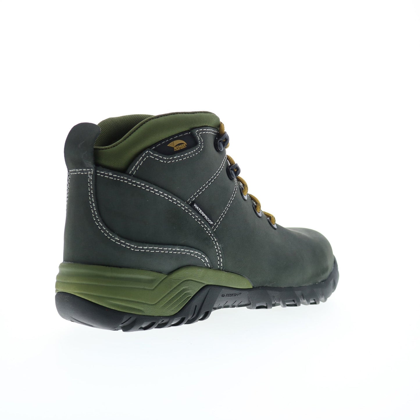 Avenger Trek Alloy Toe Electrical Hazard Waterproof Mens Green Work Boots