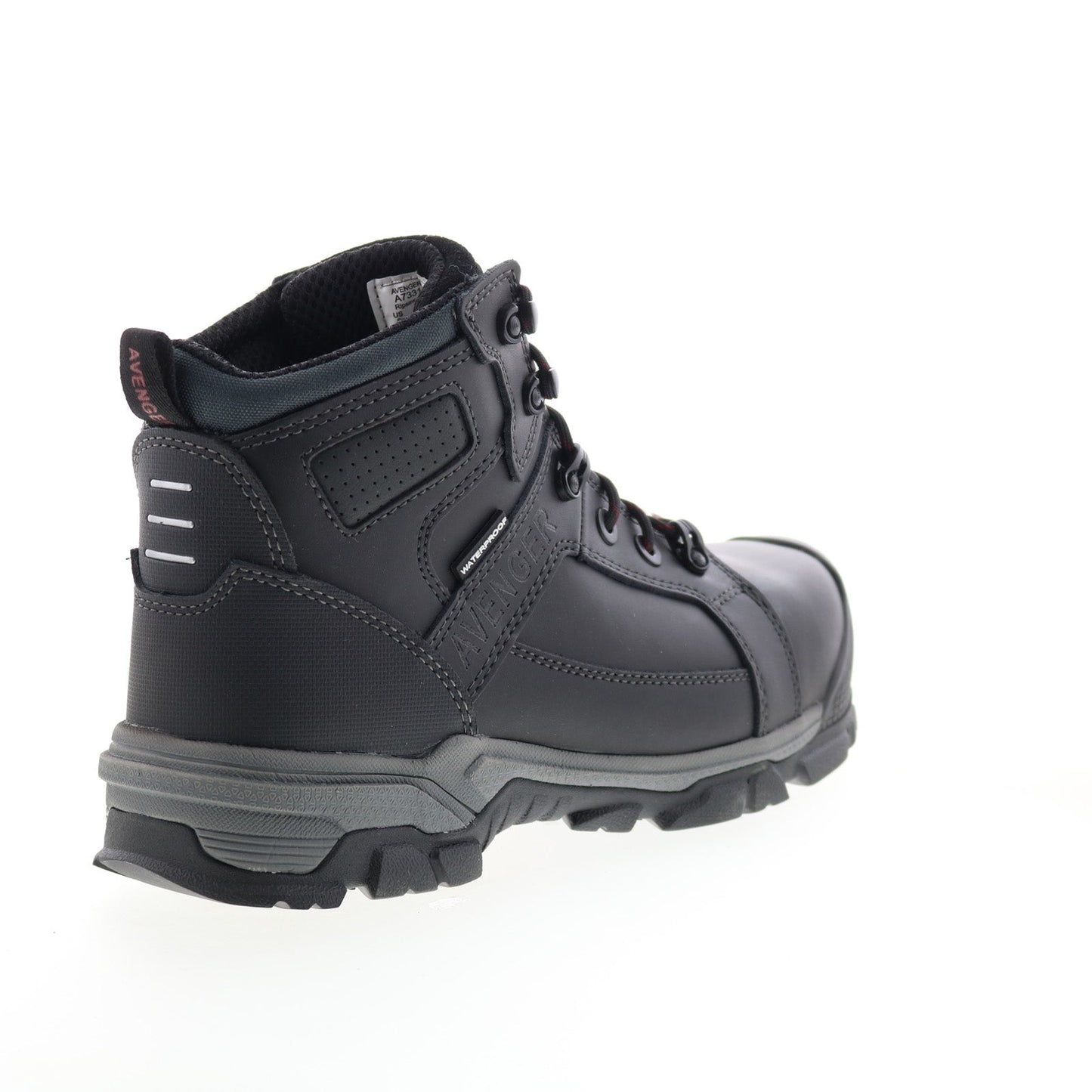 Avenger Ripsaw Carbon Toe Waterproof Mens Black Wide Work & Safety Boots