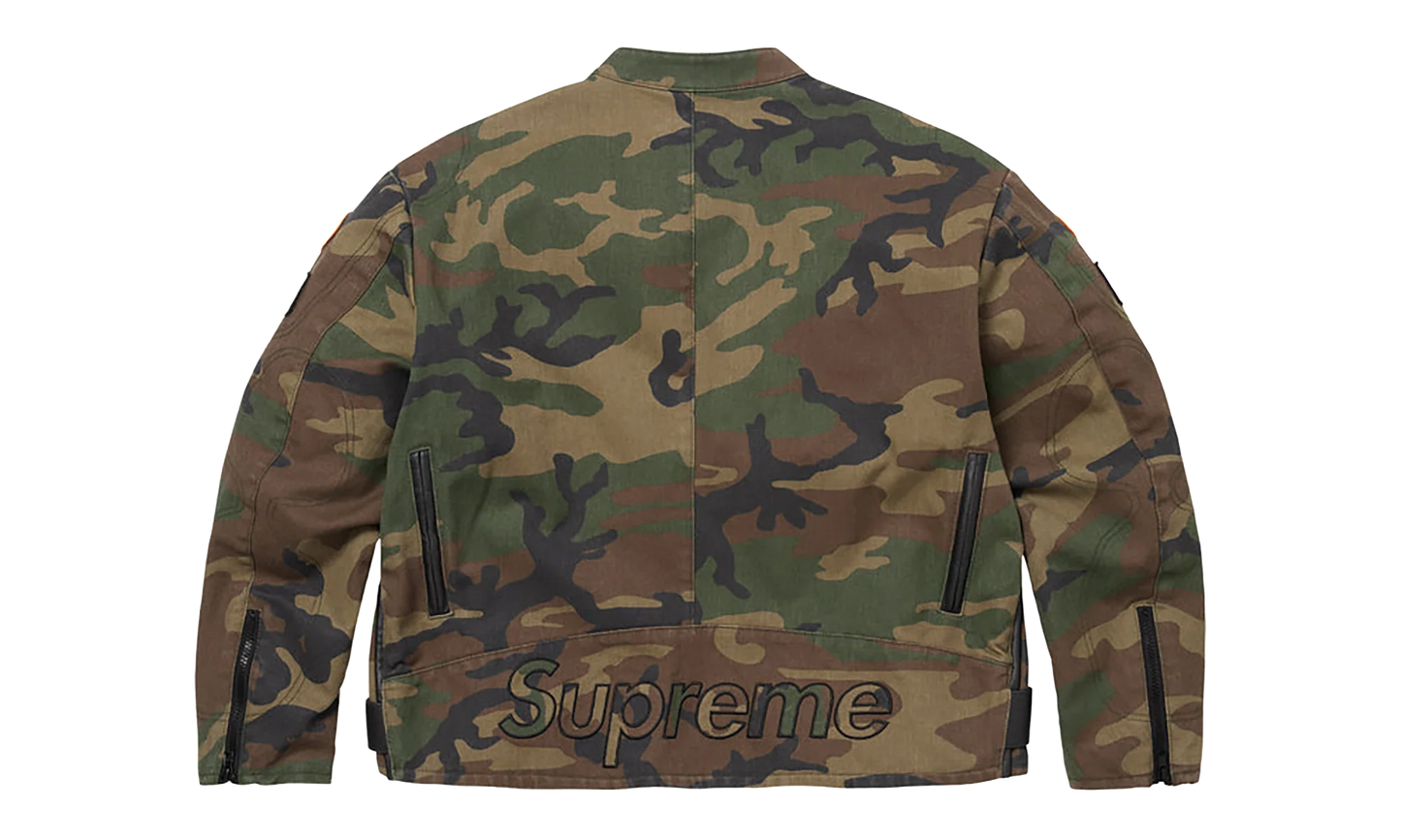 Vanson Leathers® Cordura® Jacket "SS26 - Woodland Camo" SU27115