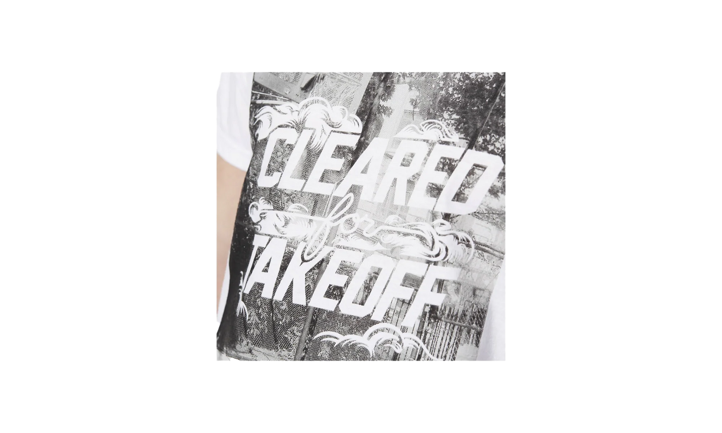 Take Off Ball Shortsleeve T-Shirt "White / Black / Grey" BP7750