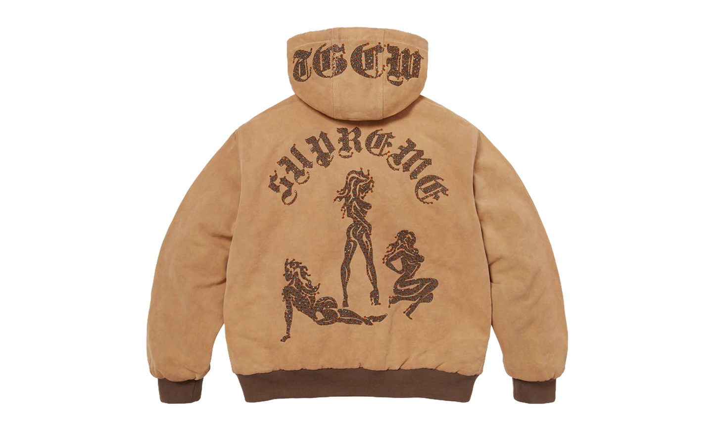 The Great China Wall Hooded Work Jacket "SS26 - Tan" SU27512