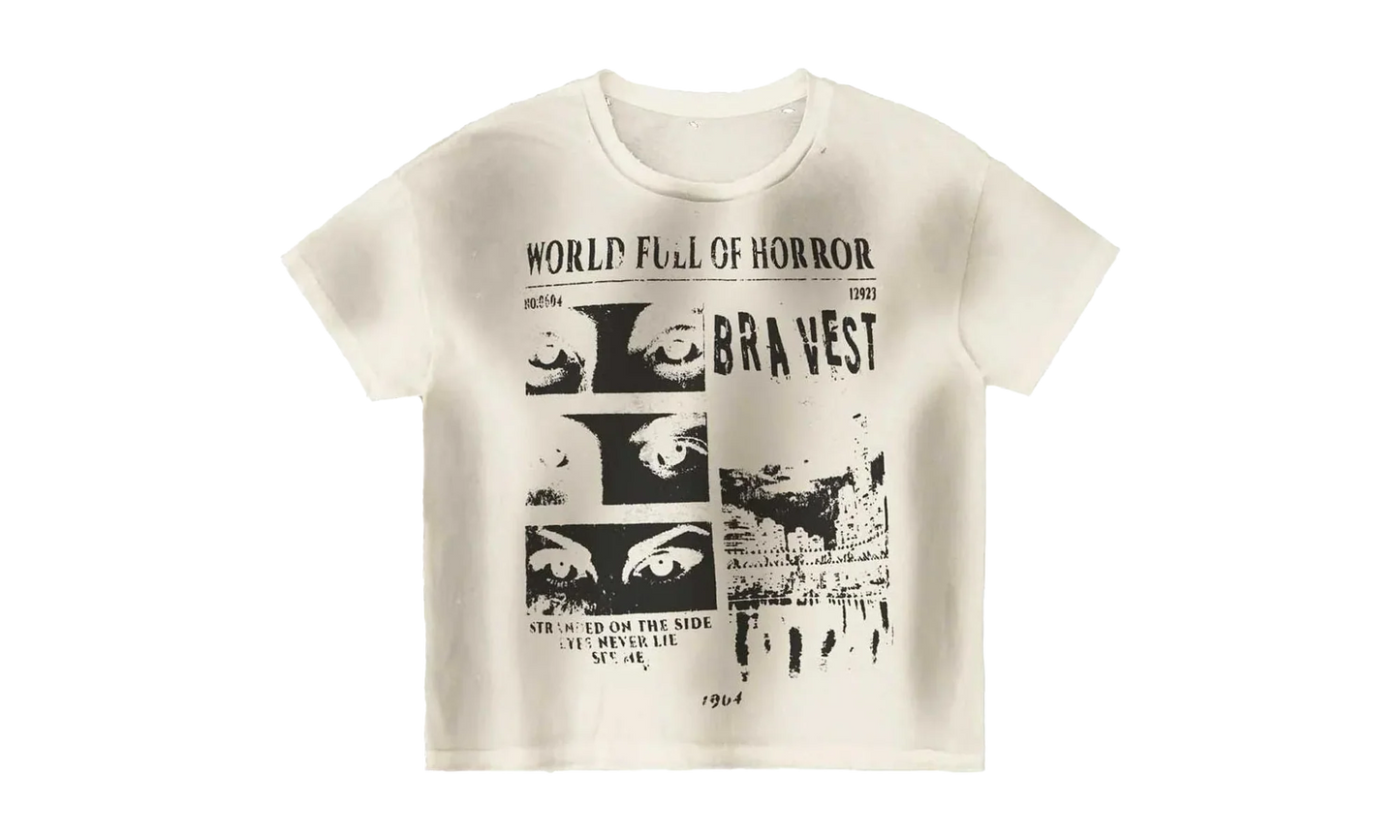 Horrors Vintage T-Shirt "White" BS85
