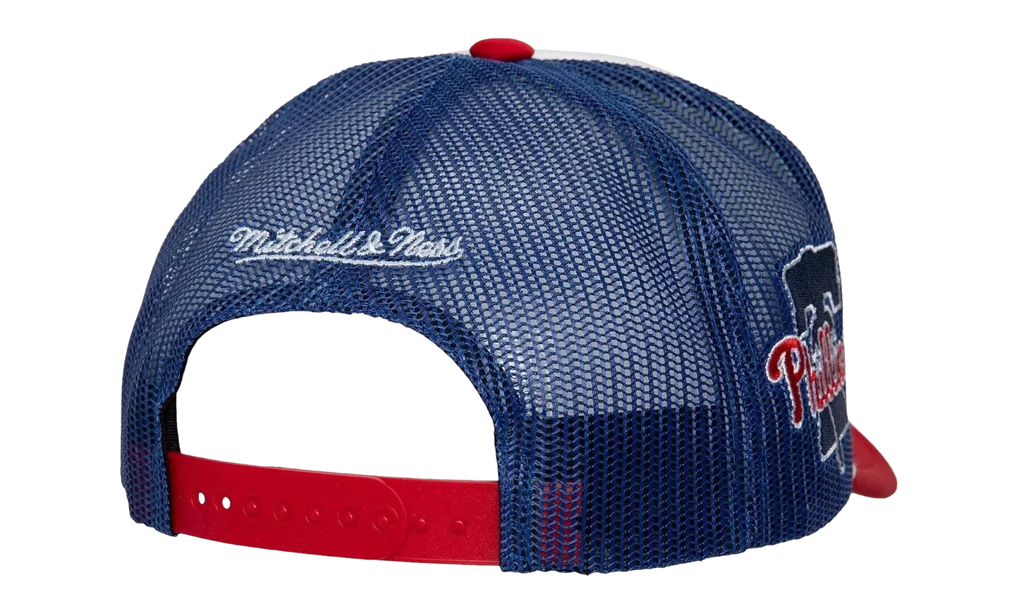 MLB Blocker Trucker Cap "Philadelphia Phillies - White" HT8359 PPHWHIT