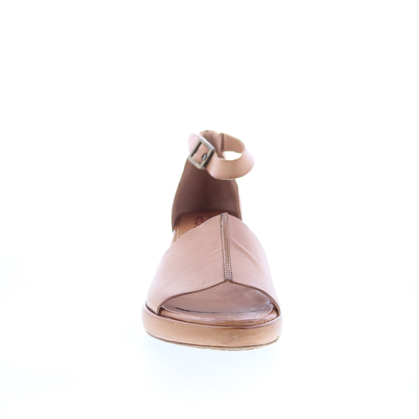 Crue B21003-101-6020 Womens Brown Leather Heeled Sandals Shoes