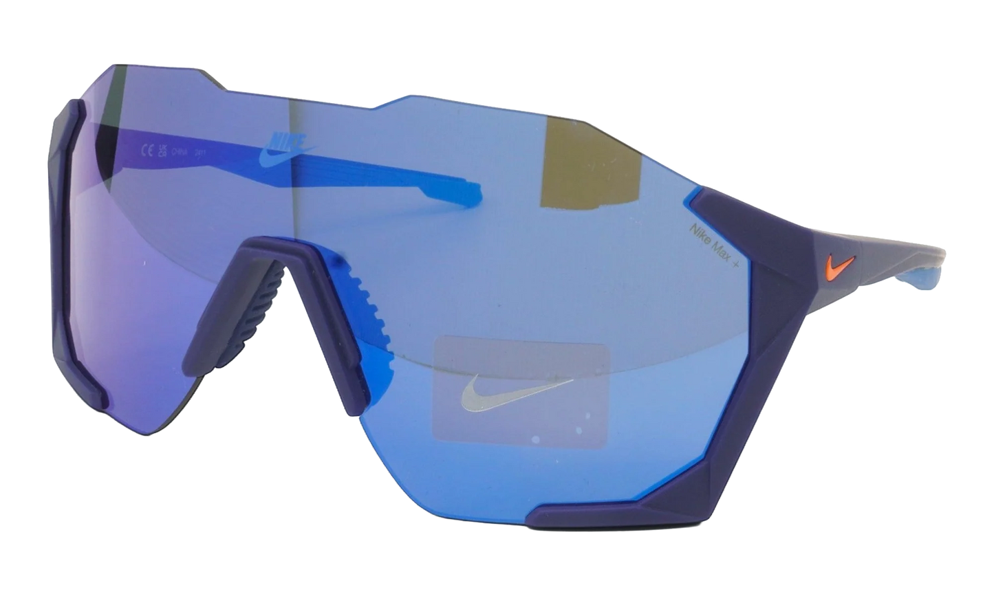 Charged Shield Sunglasses "Matte Blue Void / Blue Mirror" IB3518X 492