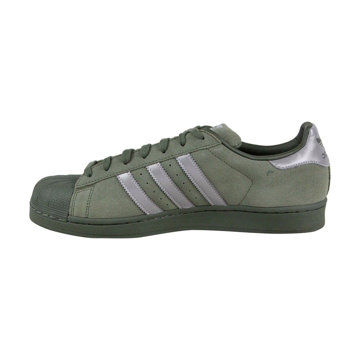 Super Star B41988 Mens Green Suede Lace Up Lifestyle Sneakers Shoes
