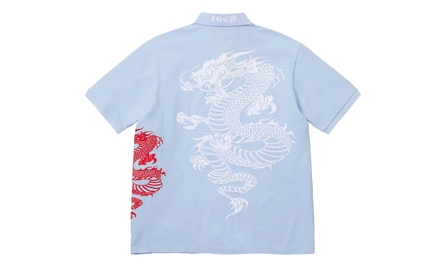 The Great China Wall Dragon Polo "SS26 - Light Blue" SU27345