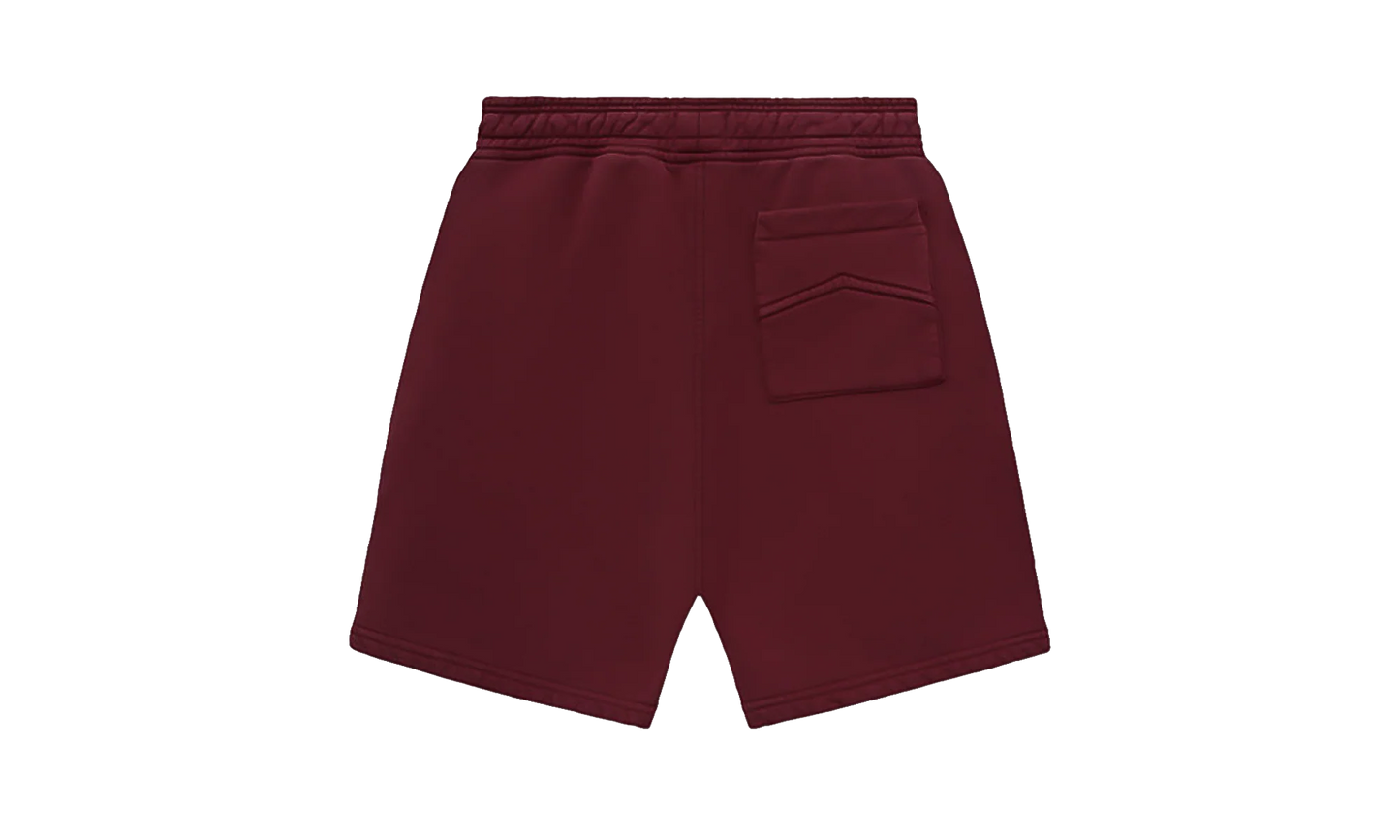 Logo Embroidered Drawstring Sweatshort "Burgundy" RHPF24SH04012