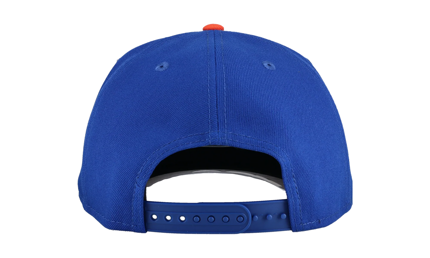 9FIFTY New York Mets Cartoon A Frame Snapback Hat "Royal Blue / Orange" NE199
