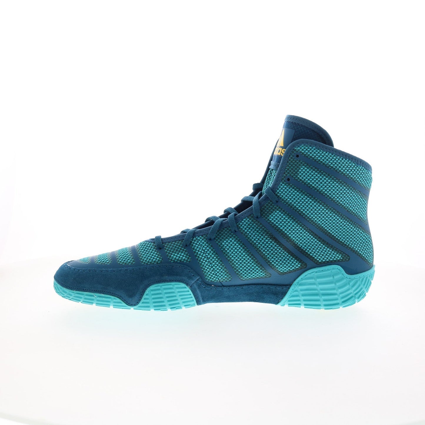 Varner BA8022 Mens Blue Synthetic Lace Up Athletic Wrestling Shoes