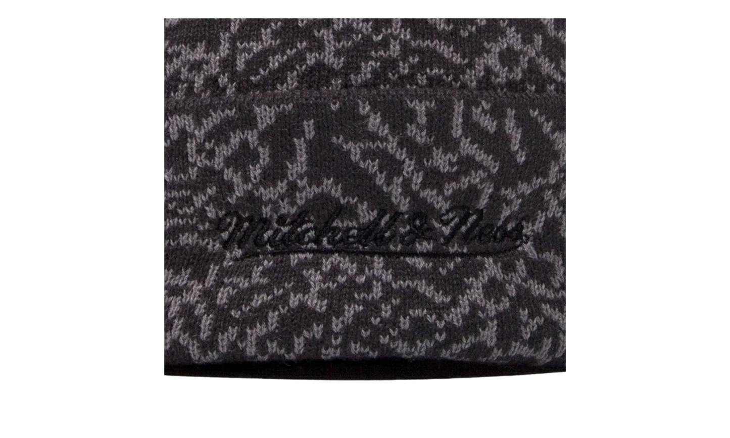 Multi Team Crack Pattern Beanie "Black" KL79Z