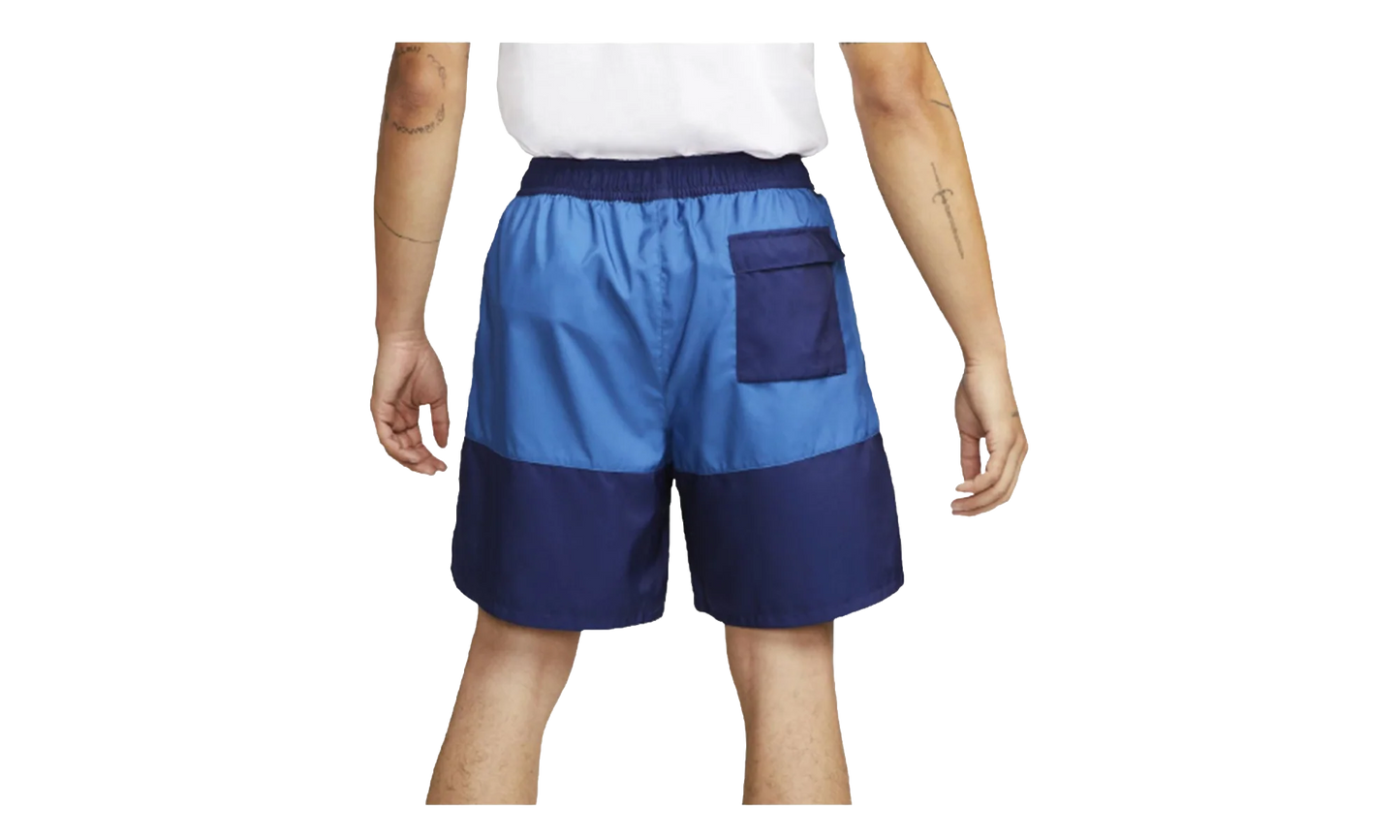 Sportswear Sport Essentials Woven Lined Flow Shorts "Midnight Navy / Dark Marina Blue / White" DM6831 410