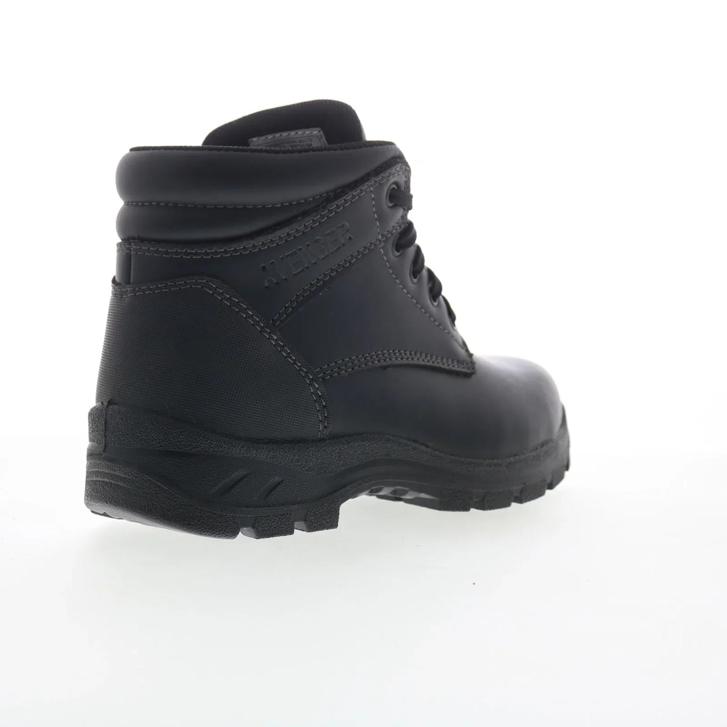 Avenger Builder Econ Mid- Steel Toe EH SR Mens Black Wide Work Boots
