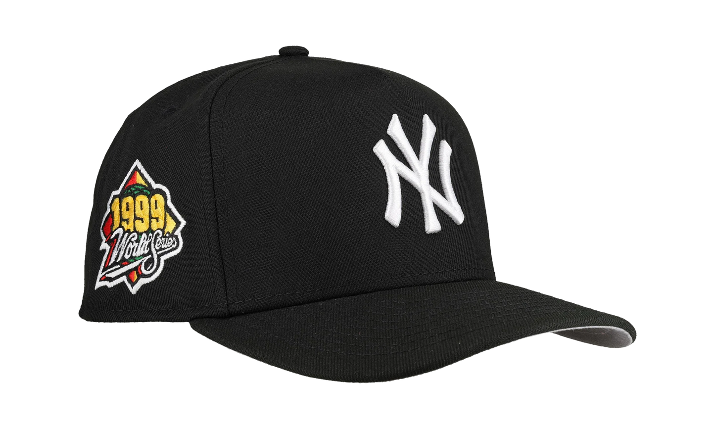 9FIFTY New York Yankees 1999 World Series A Frame Snapback Hat "Black" NE257