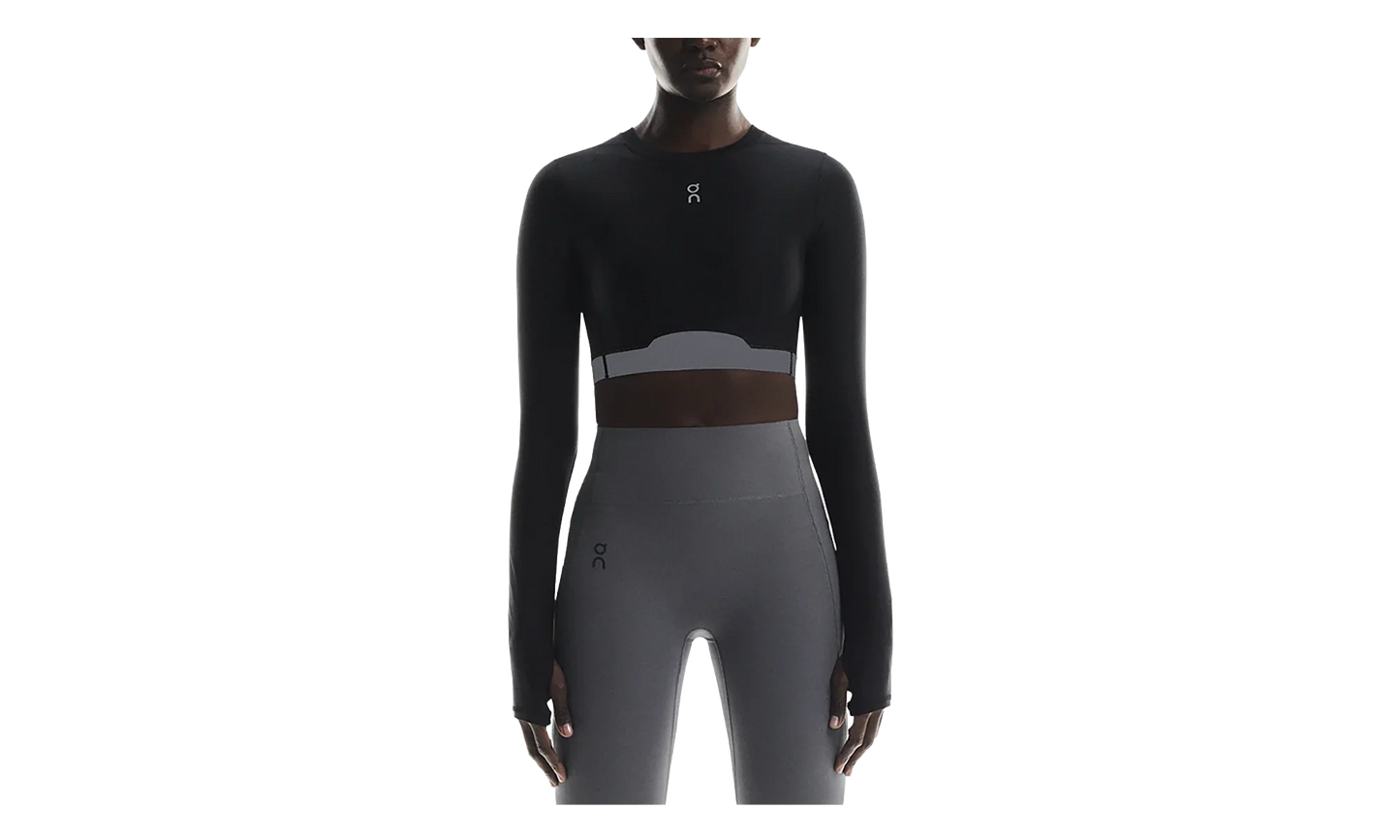 Train Long Sleeve Crop WMNS "Black" 1WF10220553