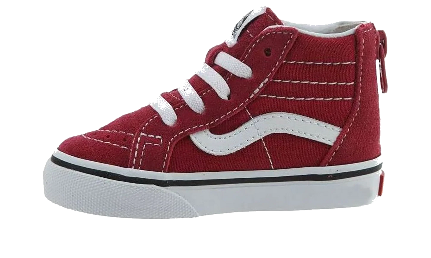Sk8-Hi Zip TD "Red White" VN0A32R3QR2