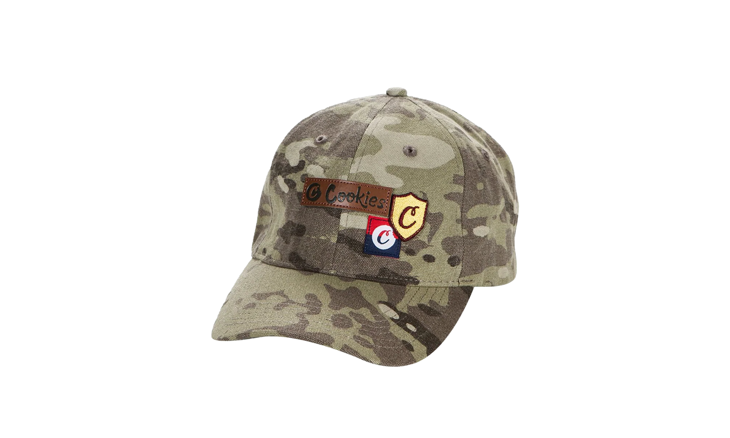 Backcountry Cotton Canvas Patchwork Dad Hat "Tan" 1546X4315 TAC