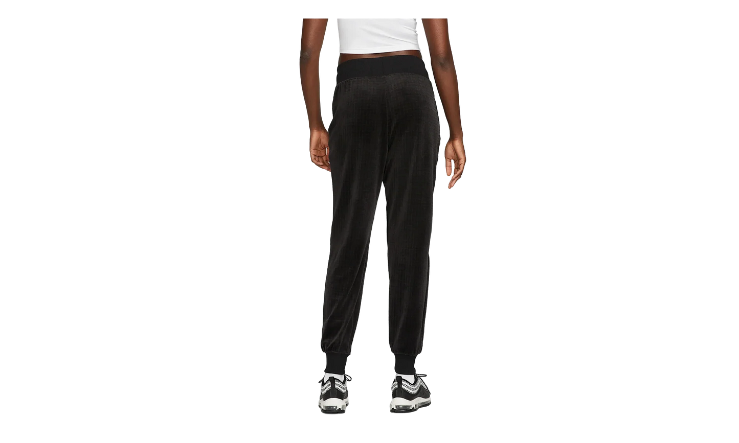 Sportswear High-waisted Velour Joggers WMNS "Black / Anthracite" DV7820 010