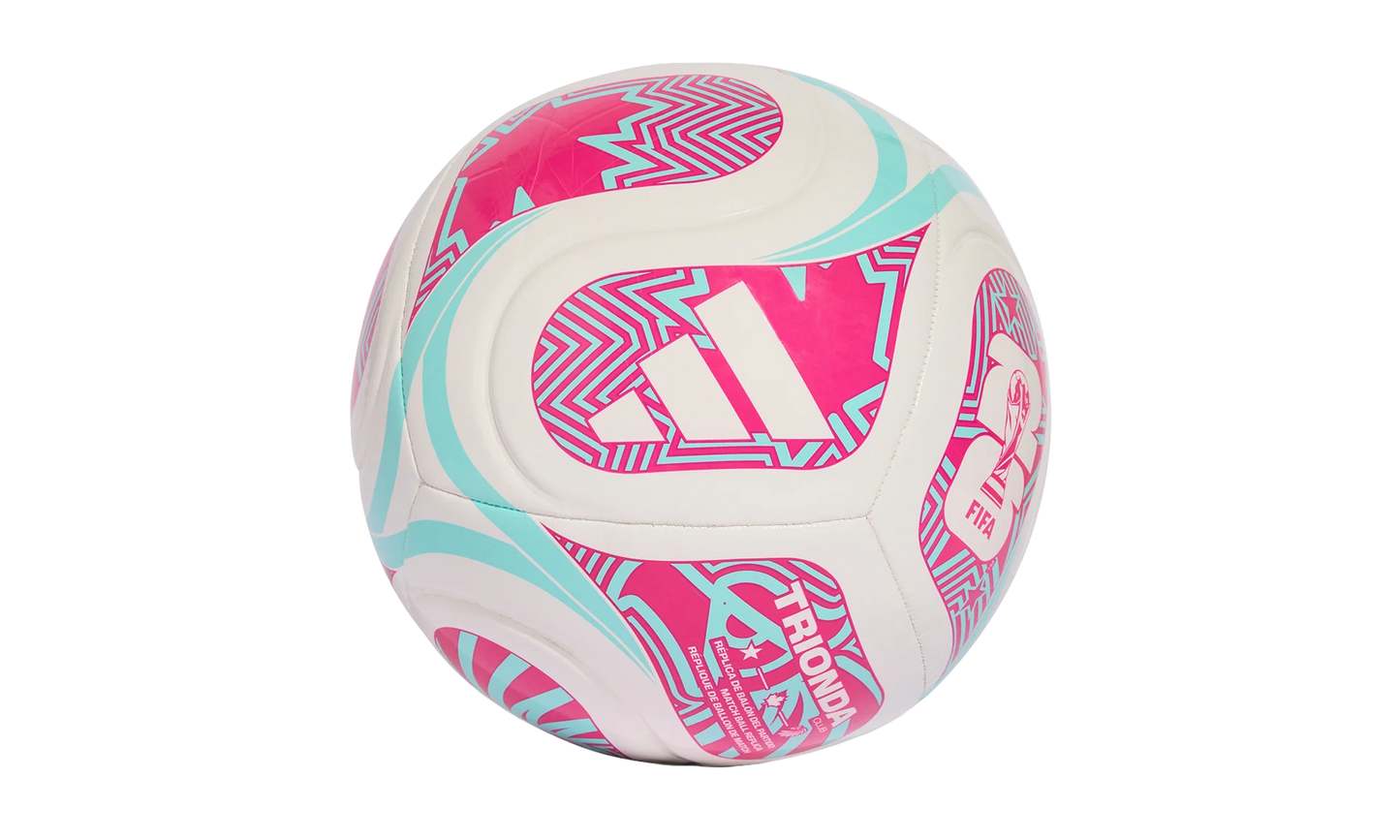 FIFA World Cup 26 Trionda Club Football "White / Flash Aqua / Shock Pink" JD8054