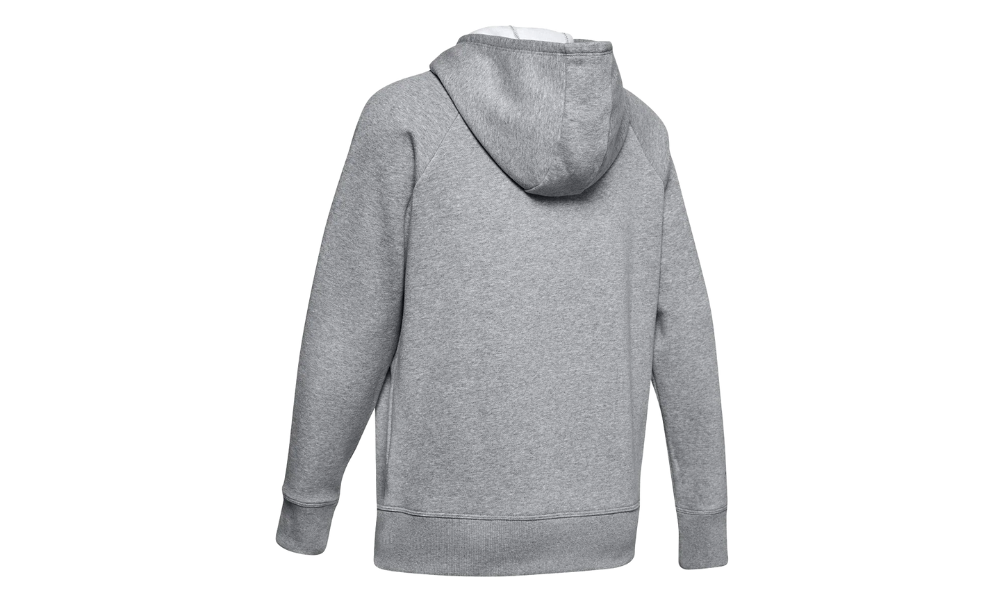 Rival Fleece Sportstyle Hoodie WMNS "Steel Medium Heather / Black" 1348559 035