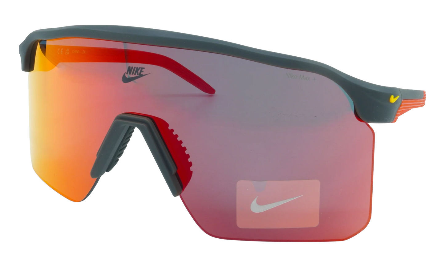 Expedition Shield Sunglasses "Matte Dark Smoke Grey / Red Mirror" IB6562X 200