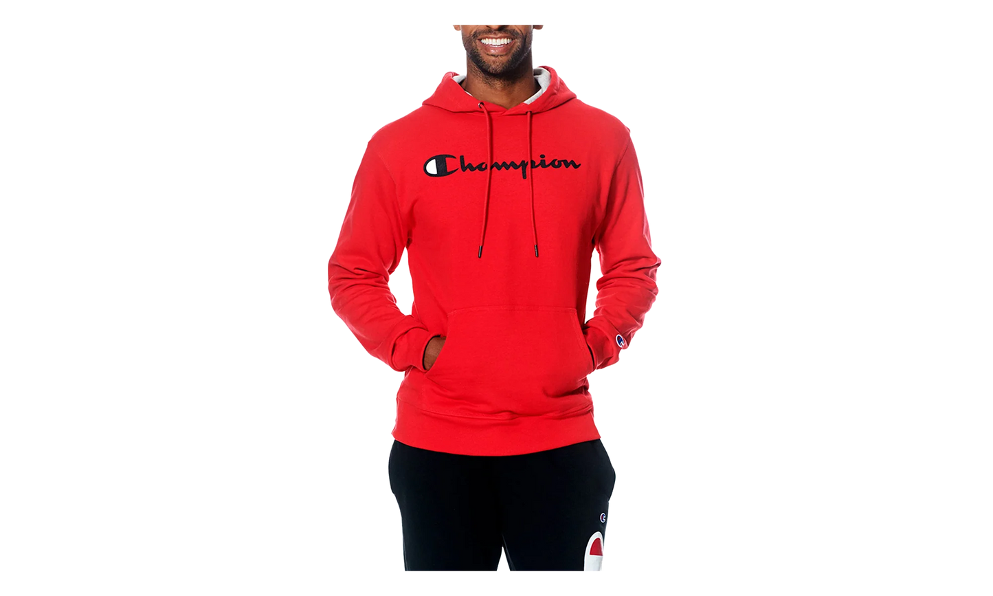 Powerblend Fleece Script Logo Hoodie "Red" GF89H Y067942WC