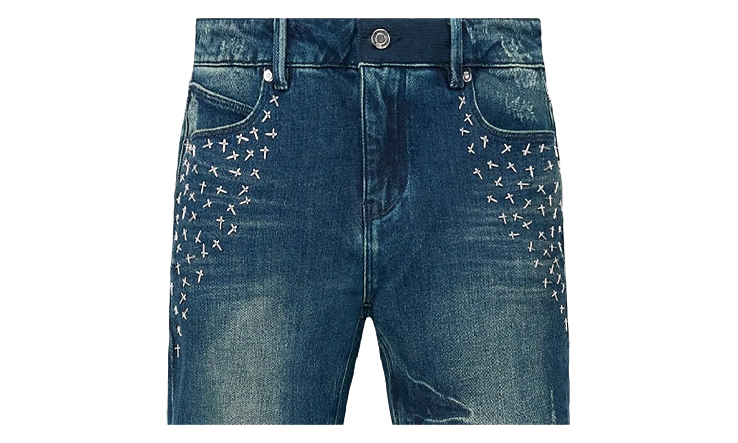 Bryant 5 Pocket Skinny Jeans "Navy Aura" MPVC1000 B1205NAYAR