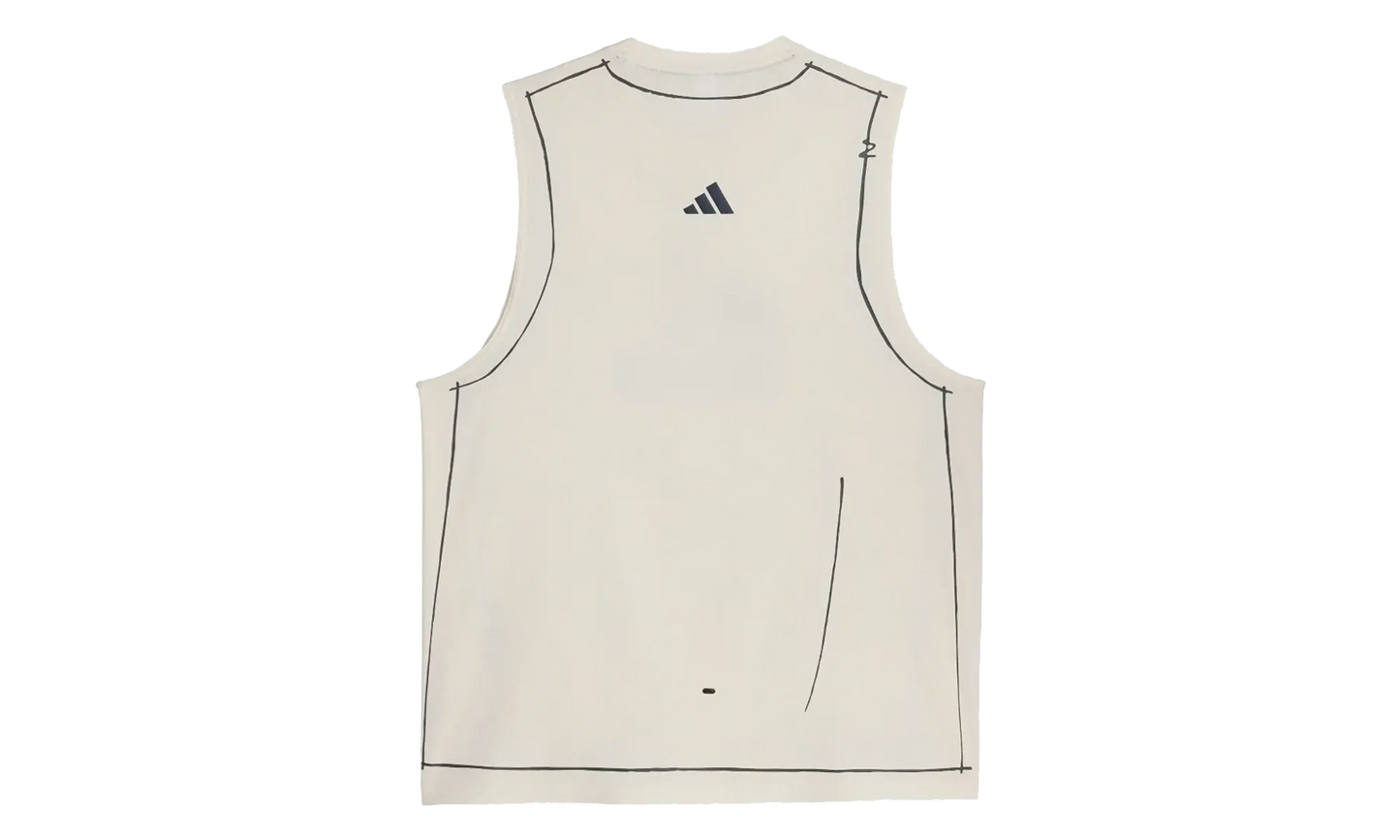 ADI365 SFTM Running Tank Top "Chalk White" KT0775