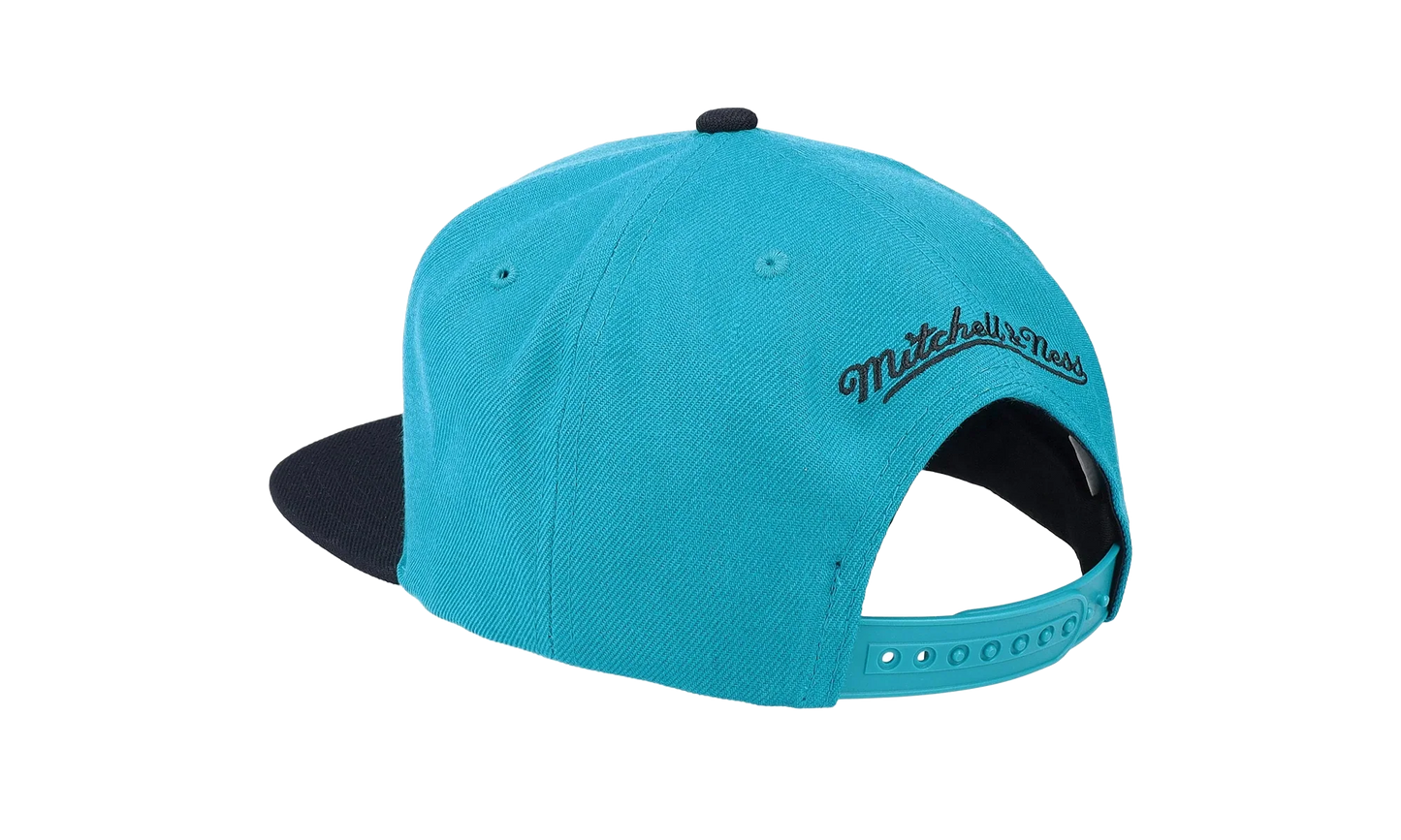NBA Hardwood Classics Team 2 Tone 2.0 Snapback Cap "Detroit Pistons - Teal / Black" HHSS3267 DPIYYPPPTLBK