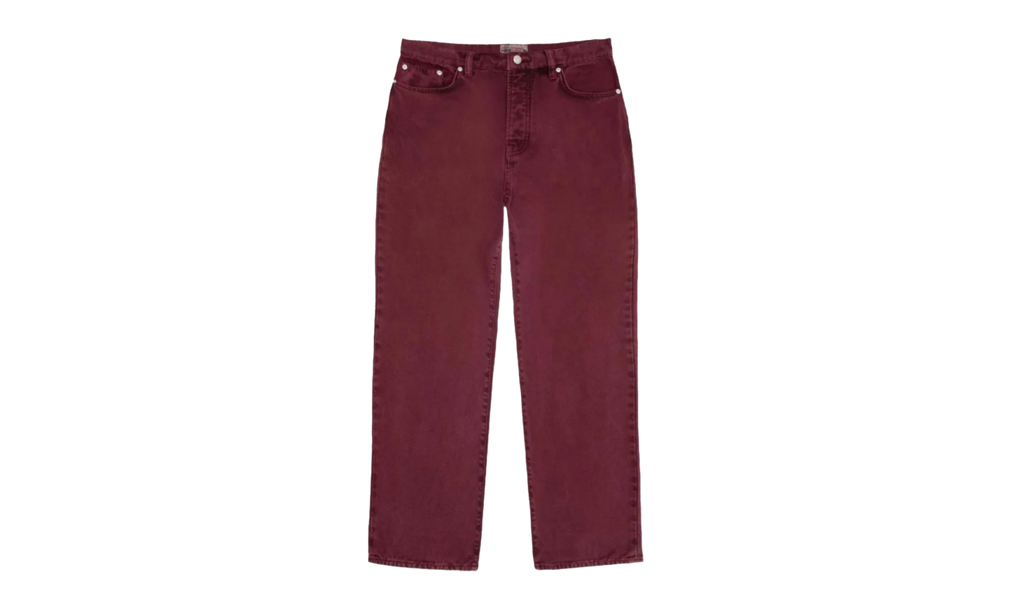 Washed Canvas Classic Jean "WINE" 116659 WINE