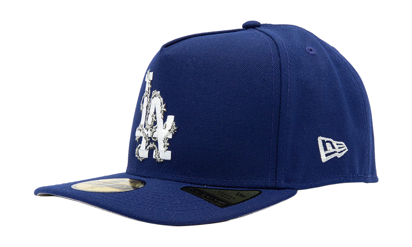59FIFTY Los Angeles Dodgers Fence A-Frame Fitted Hat "Navy" 60693487