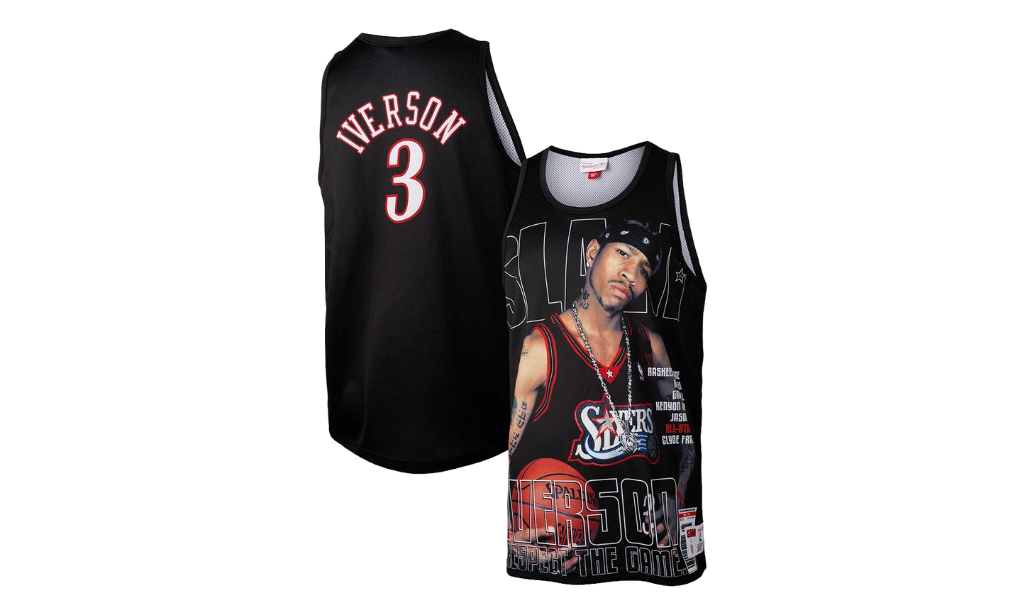 Slam Sublimated Tank "Allen Iverson" TMTK3448-P76YYAIVBLCK_S