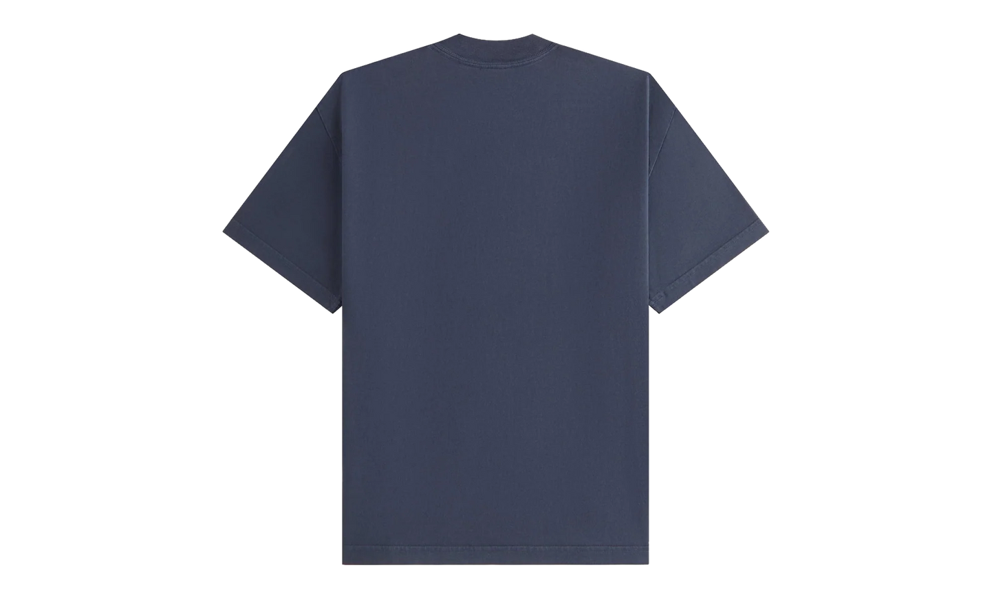 Mockneck Vintage Sueded Tee WMNS "Dark Blue" KITH126