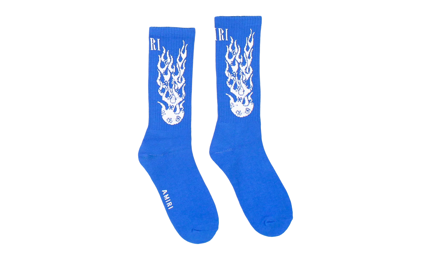 FLAMES SOCK Blue Socks "Blue" MHR020_420