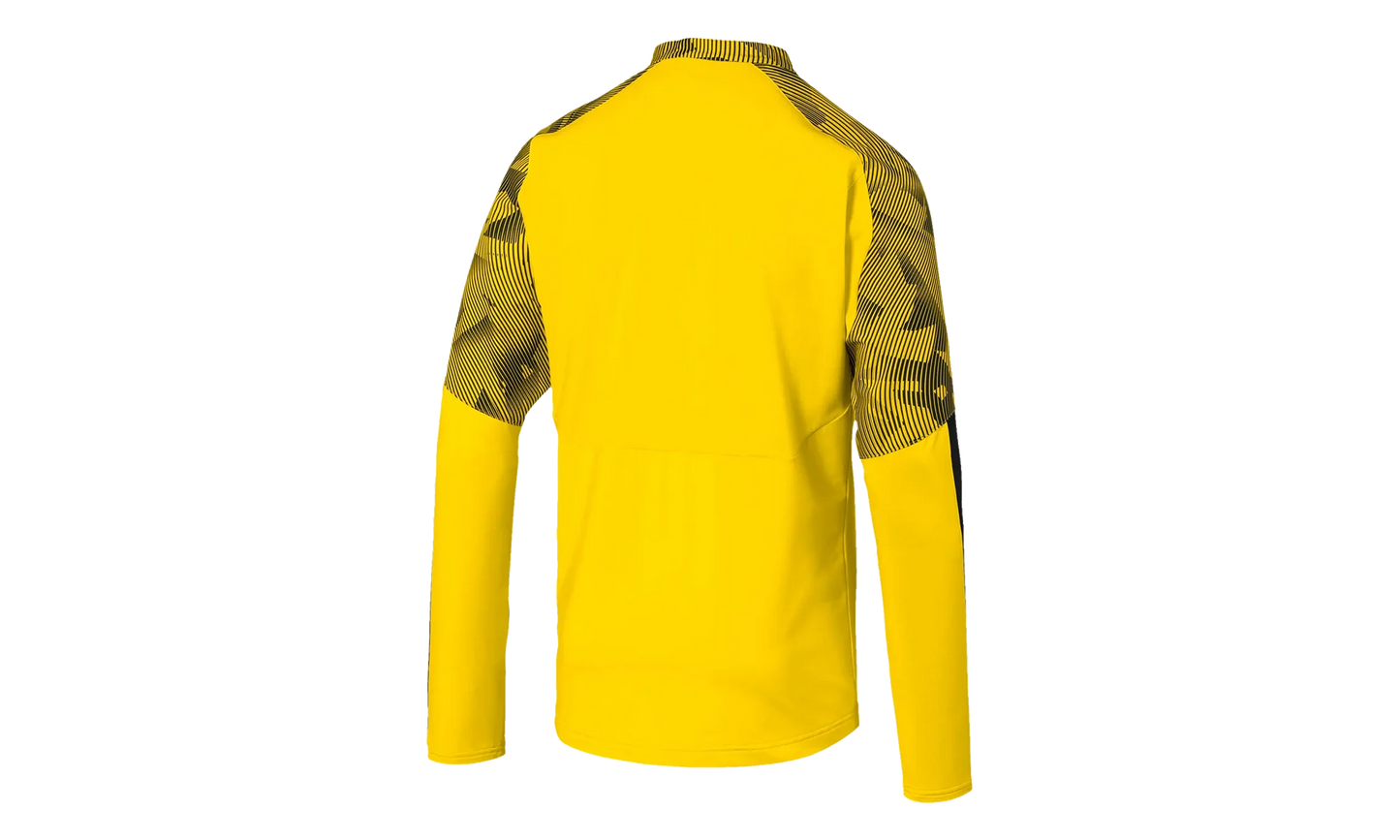 BVB 1/4 Zip Training Top "Cyber Yellow / Puma Black" 755764 01