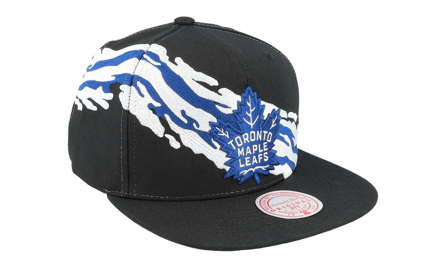 NHL Vintage Paintbrush Snapback Cap "Toronto Maple Leafs - Black" 6HSSSH22087 TMLBLCK