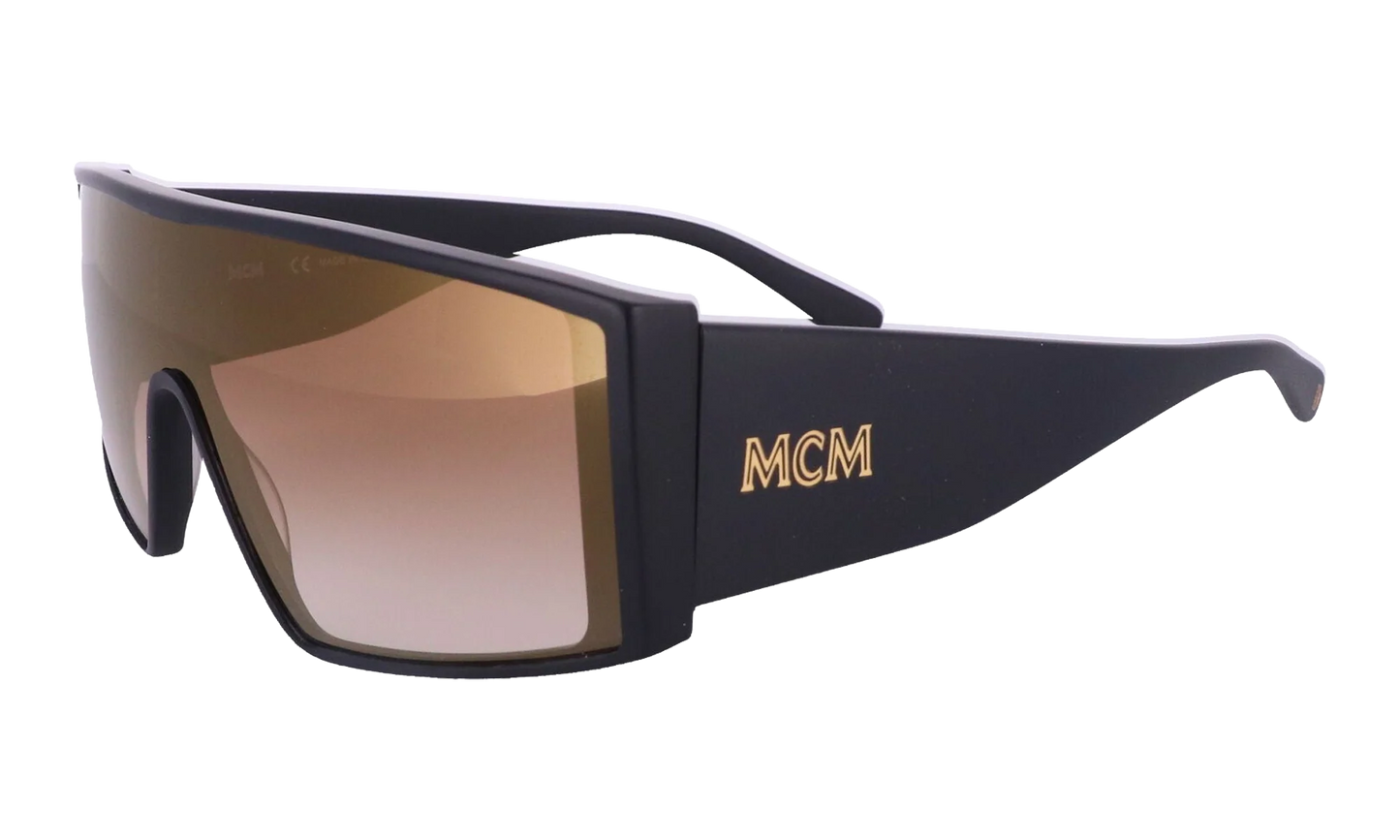 Shield Sunglasses "Matte Black/Gold" MCM688S-015